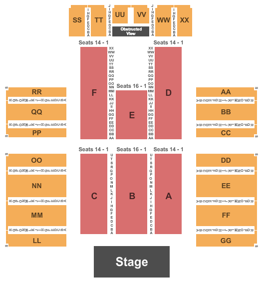 French Resort Concert Seating Chart