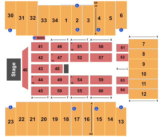 Fargodome Bob Seger Seating Chart