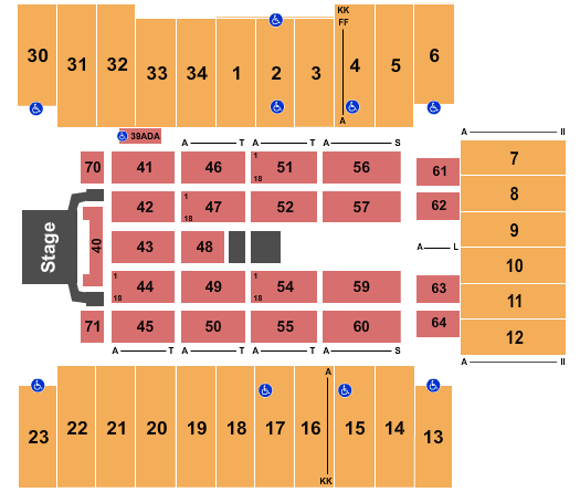 Fargodome Seating Chart Fargo Fargodome Seating Chart Fargo