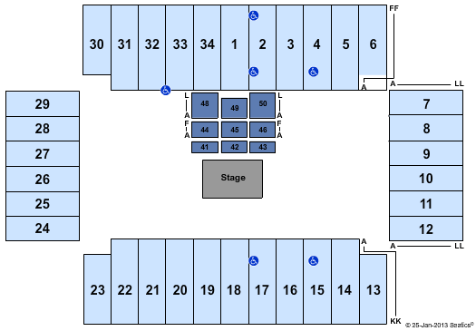 Fargodome Chicago Seating Chart