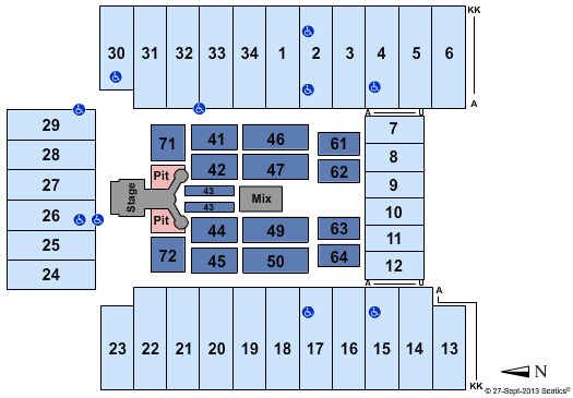 Fargodome Lady Antebellum Seating Chart