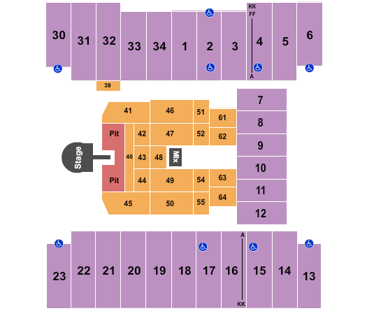 Fargodome Machine Gun Kelly Seating Chart