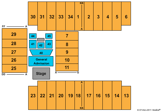 Fargodome Miranda Lambert Seating Chart