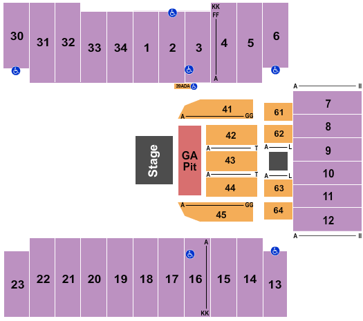 Fargo Dome Concert Seating Chart