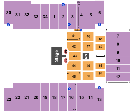 Fargodome Pentatonix Seating Chart