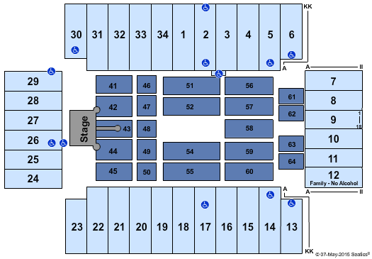 Fargodome Shania Twain Seating Chart