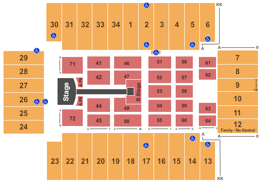 Fargodome Taylor Swift Seating Chart