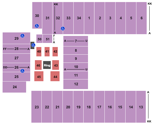 Fargodome WWE Seating Chart