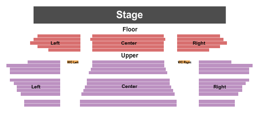 Farmington Civic Center - MO End Stage Seating Chart