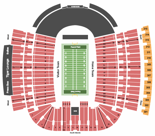 Faurot Field At Memorial Stadium Seating Chart - Columbia