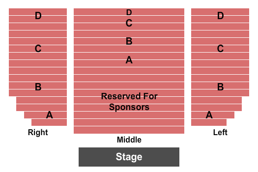 Fawcett Center Endstage Seating Chart