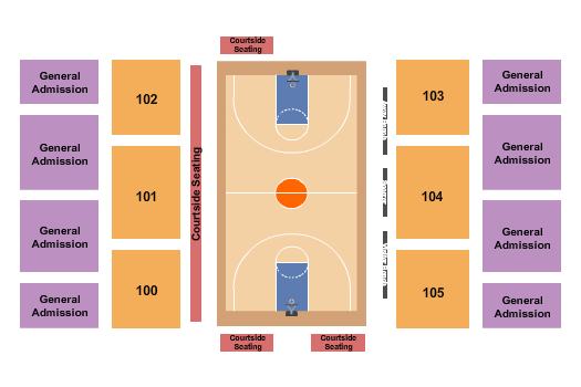 Feaster Center Basketball Seating Chart