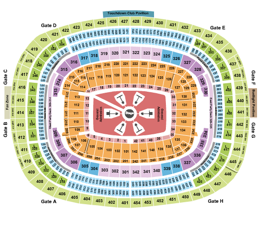 Commanders Field Ed Sheeran Seating Chart