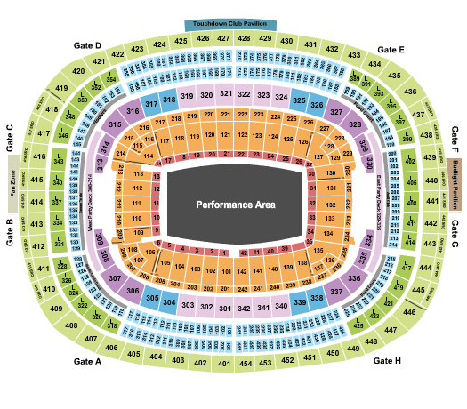 Fedex Field Seating Chart And Maps Landover