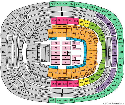 Commanders Field Paul McCartney (CONSULT MAPS TEAM BEFORE USING) Seating Chart