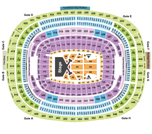 Commanders Field Taylor Swift Seating Chart