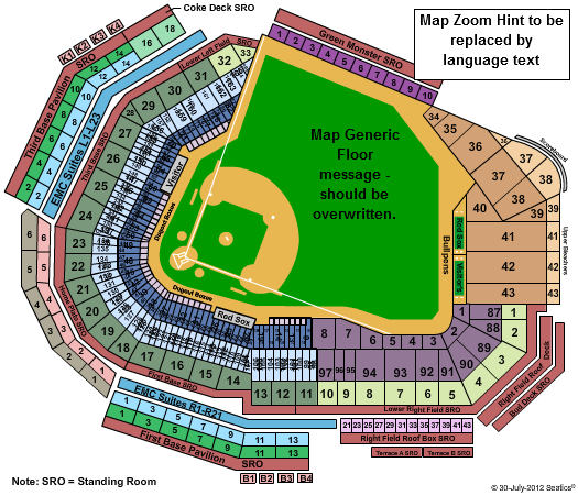 Fenway Park Coming Soon Seating Chart
