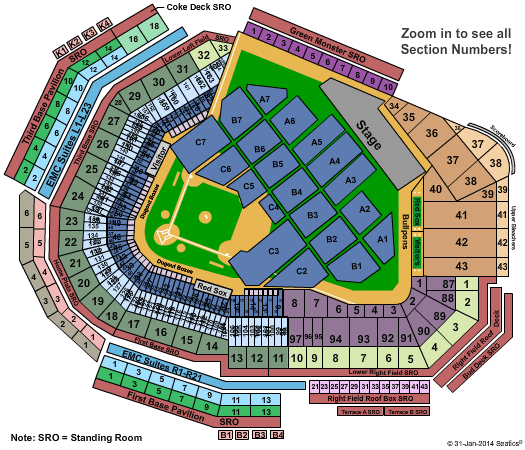 Yankee Stadium Billy Joel Seating Chart
