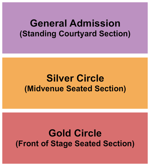 Ferg's Concert Pavilion Seating Chart