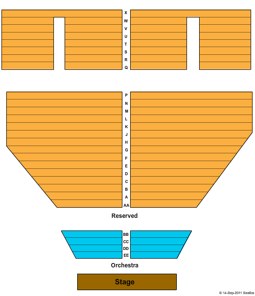 Ferst Center For The Arts End Stage Seating Chart