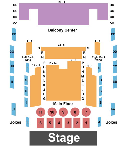 Festival Place @ Sherwood Park Seating Chart