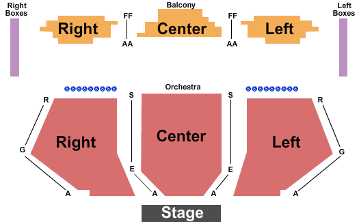 Festival Stage - Alabama Shakespeare Festival Seating Map
