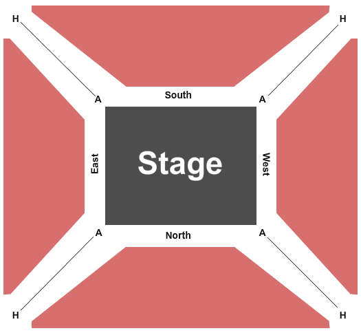 Fichandler Stage at the Mead Center for American Theater Center Stage Seating Chart
