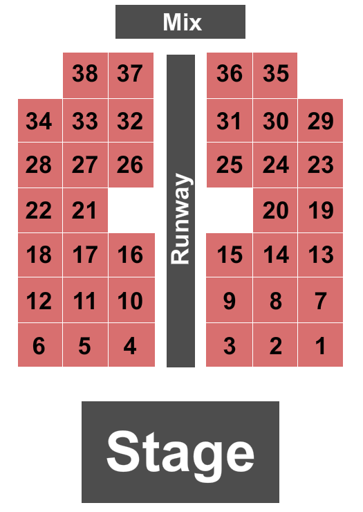 Fillmore Seating Chart New Orleans