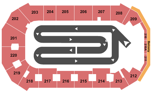 Findlay Toyota Center Arenacross Seating Chart