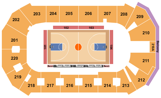 Findlay Toyota Center Harlem Globetrotters Seating Chart