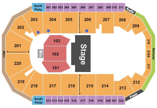 Findlay Toyota Center Paw Patrol Seating Chart