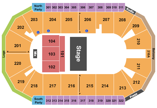 Findlay Toyota Center Quarter House Seating Chart