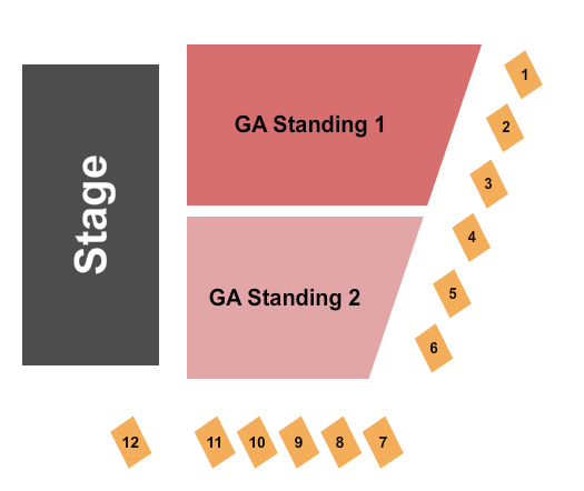 Fine Line Music Cafe Endstage GA Standing Seating Chart