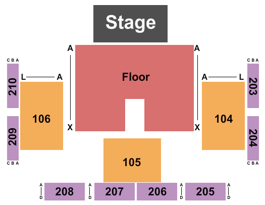 FireLake Arena Larry the Cable Guy Seating Chart