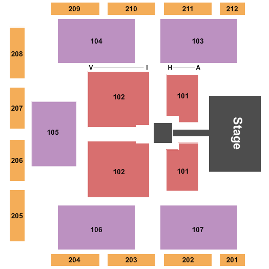FireLake Arena Casting Crowns Seating Chart