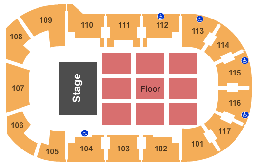 LECOM Events Center Theresa Caputo Seating Chart