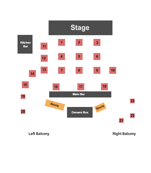 First Avenue The Cactus Blossoms Seating Chart