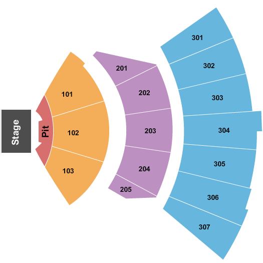 FirstBank Amphitheater seating chart event tickets center