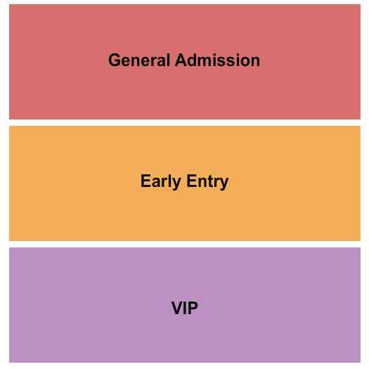 First Christian Church Newburgh GA/Early Entry/VIP Seating Chart