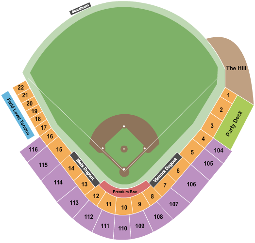 First Data Field Seating Chart - Port Saint Lucie