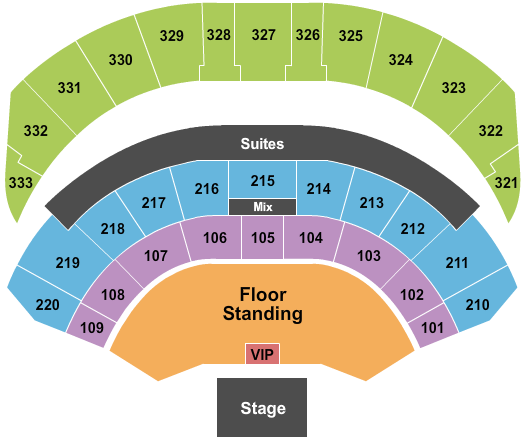 First Direct Arena Endstage GA VIP Seating Chart