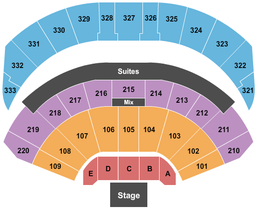 First Direct Arena End Stage Seating Chart