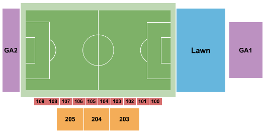 FirstEnergy Stadium - Cub Cadet Field Soccer Seating Chart