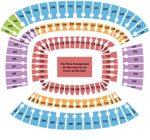 Cleveland Browns Stadium Generic Floor Seating Chart