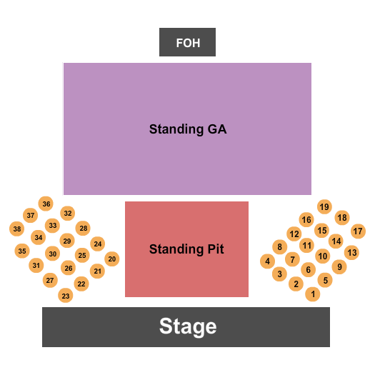 First Financial Music Hall at the Griffin venue and seating information
