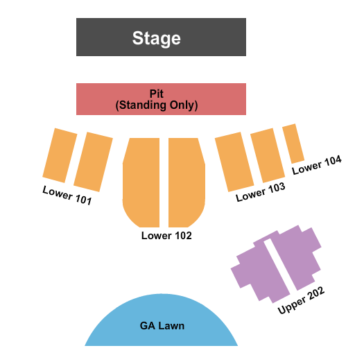 First Financial Music Hall at the Griffin Inside Reserved GA Pit Seating Chart