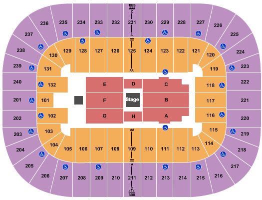 First Horizon Coliseum At Greensboro Complex Nate Bargatze Seating Chart