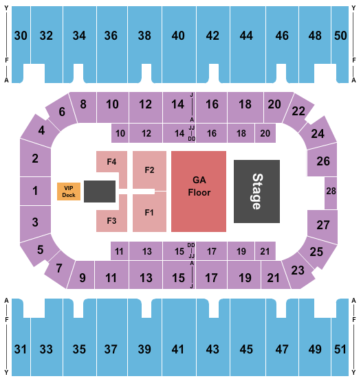 First Interstate Arena Breaking Benjamin Seating Chart
