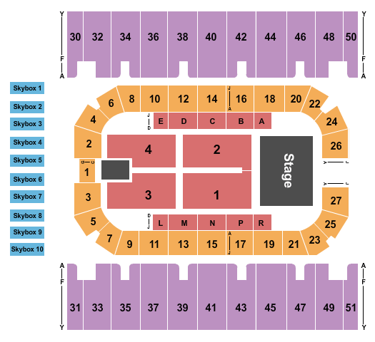 First Interstate Arena Cher Seating Chart