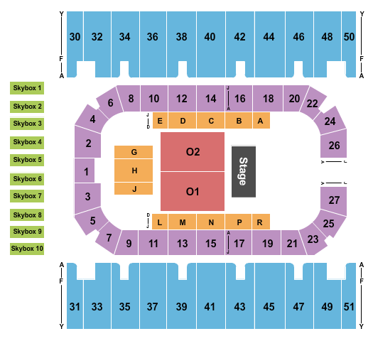 First Interstate Arena Jamey Johnson Seating Chart